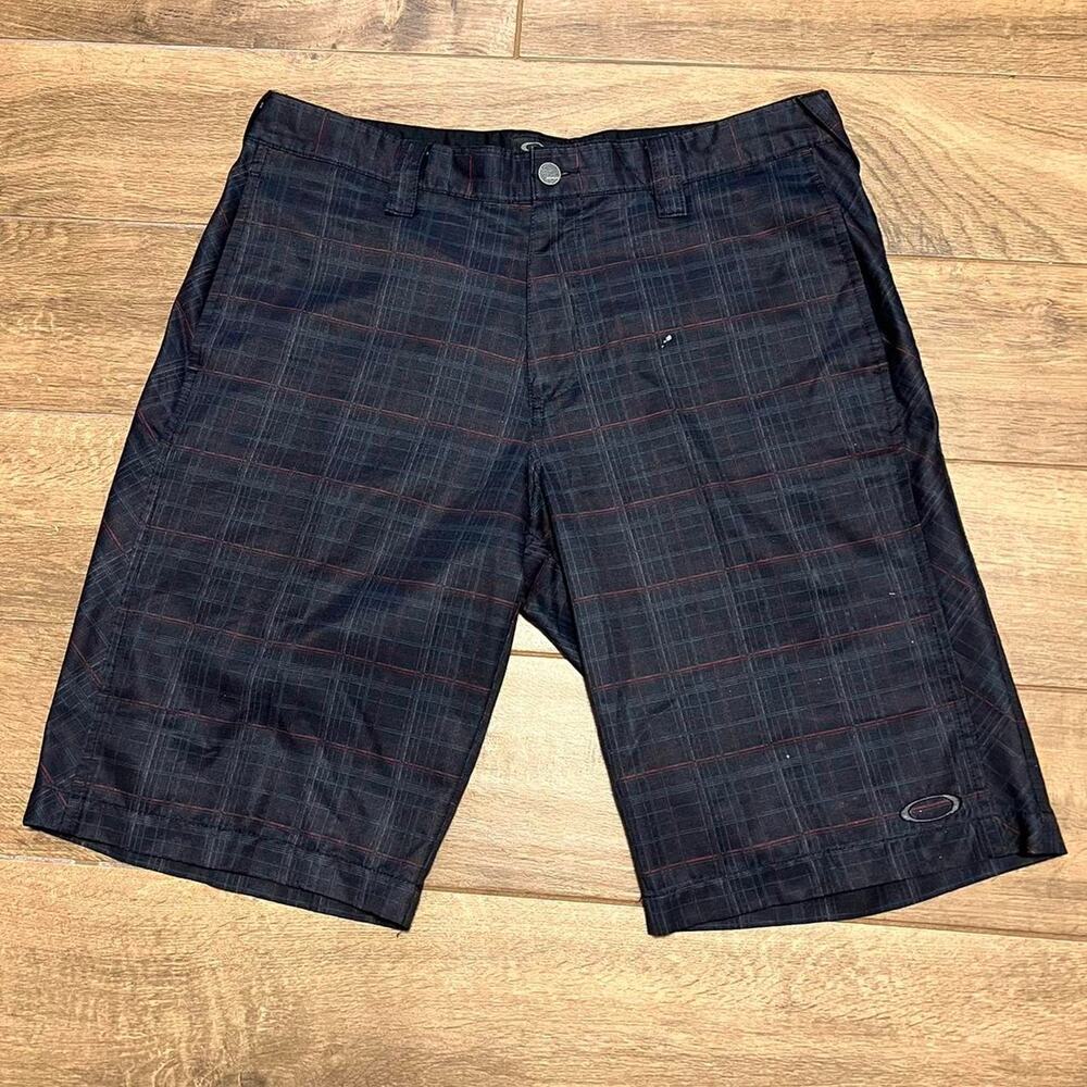 Oakley shorts with plaid pattern